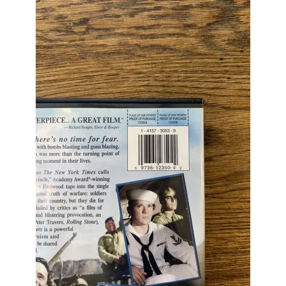 Flags Of Our Fathers DVD 2006 Clint Eastwood Ryan Phillippe War Drama Pre-Owned - Picture 4 of 4